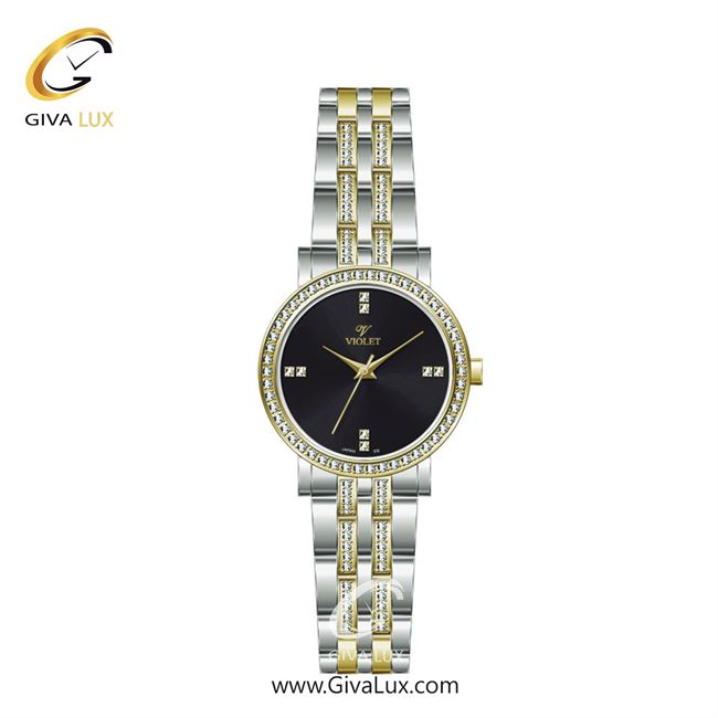 ساعت مچی اورجینال زنانه ویولت VIOLET طلایی-نقره ای | نقره ای-طلایی| مشکی| کد رفرنس 0583/2